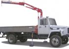 Бортовая машина ГАЗ-33086 «Земляк»  с краном манипулятором FASSI F65A.22